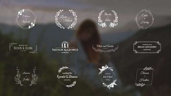 Videohive 51909702 Wedding Titles Pack / AE