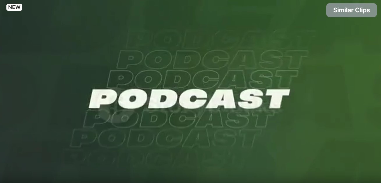 Podcast Opener Mogrt Template