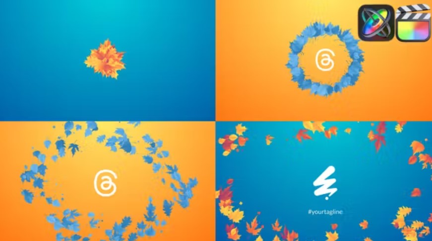 Videohive 54037165 Autumn Logo for FCPX