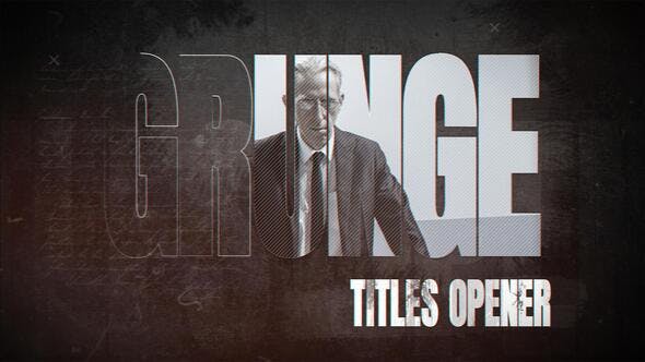 Videohive 54107209 Grunge Titles Opener