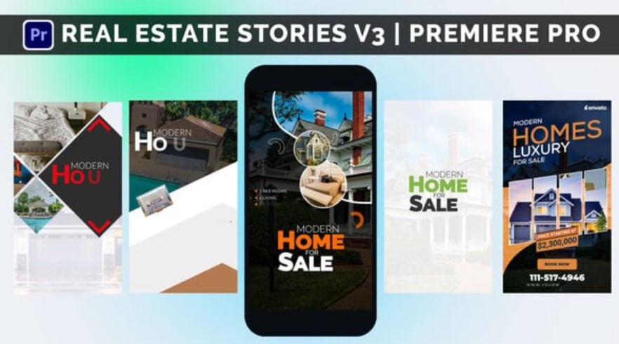 Videohive 54305481 Real Estate Stories V3 - Premiere Pro, GFXHive