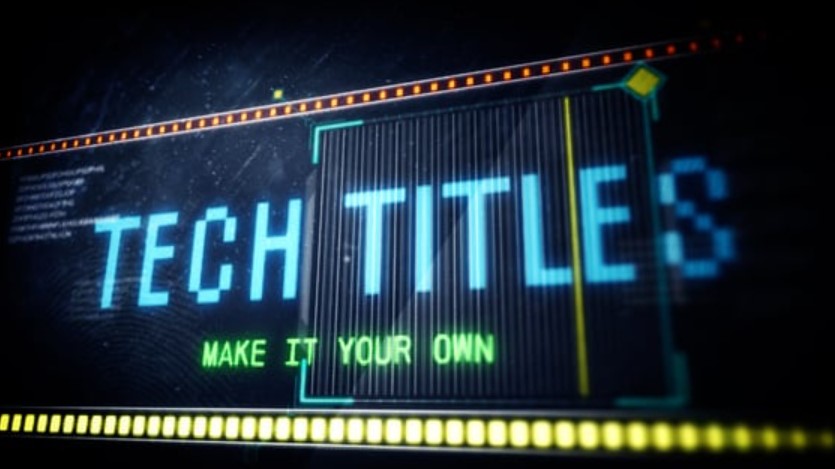 Videohive 54289440 Led Tech Titles, GFXHive