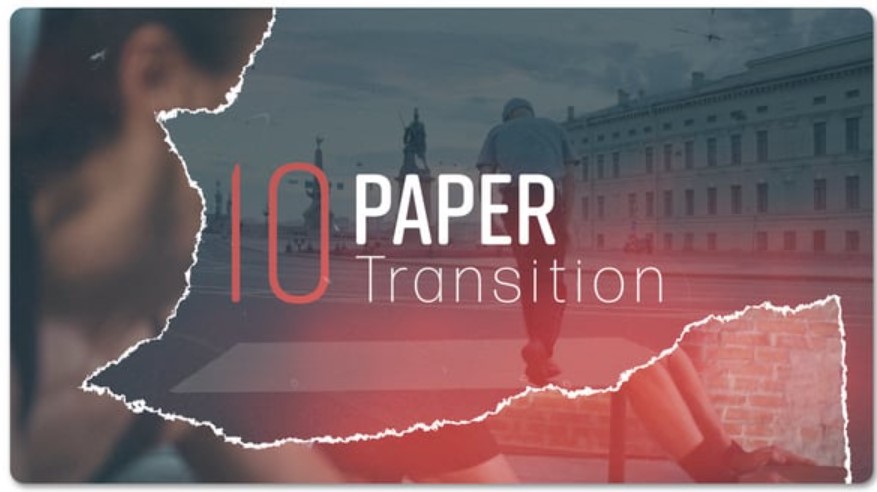 Videohive 54285427 Torn Paper Transitions V2, GFXHive