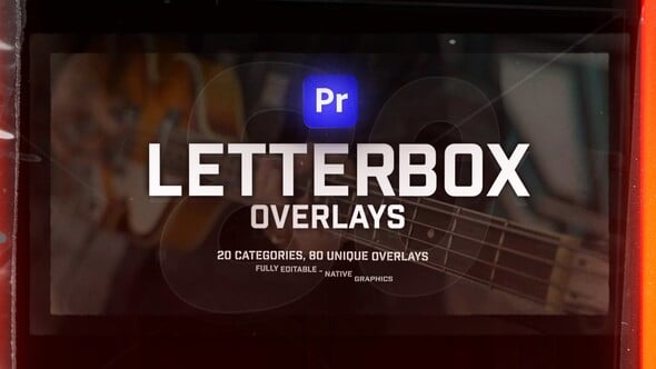 Videohive 54306060 Film LetterBox Overlays Pack For Premiere Pro