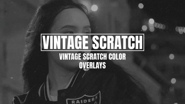 Videohive 54185068 Vintage Scratch Color Overlays | Premiere Pro