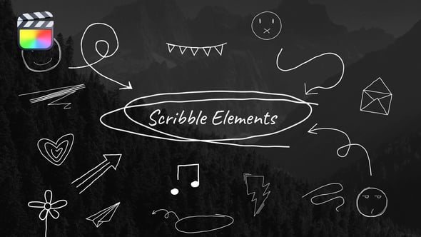 Videohive 54167054 Scribble Elements