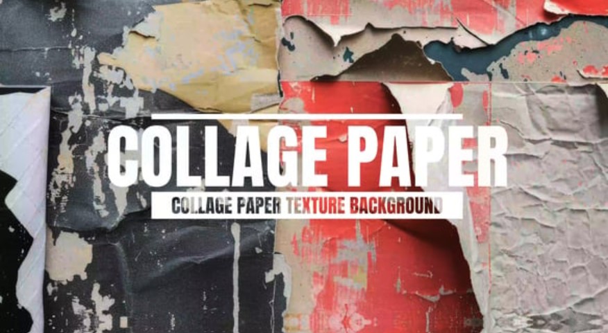 Videohive 54327293 Collage Paper Texture