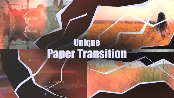 Videohive 54290632 Paper Cut Transitions MOGRT | GFXHive