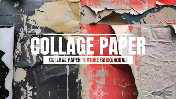 Videohive 54327293 Collage Paper Texture Paper Background For After Effects