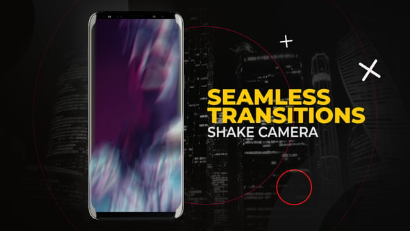 Videohive 54290715 Vertical Shake Camera Transitions | After Effects