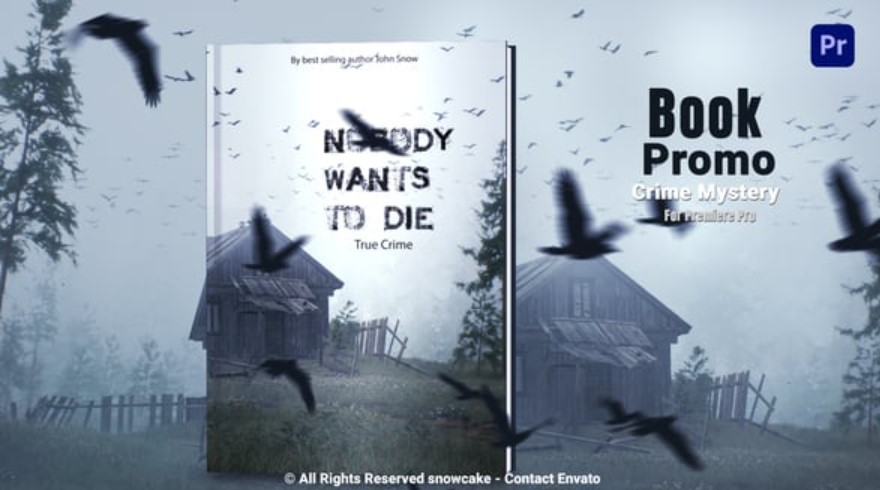 Videohive 54323515 Book Promo Crime Mystery for Premiere Pro