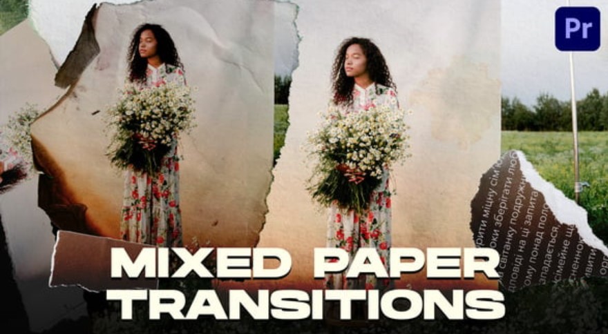 Videohive 54349258 Mixed Paper Transitions