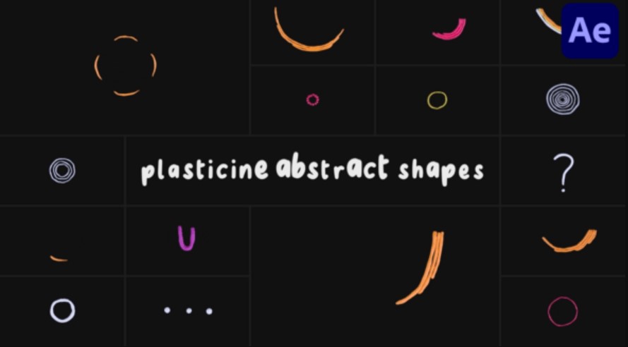 Videohive 54445755 Plasticine Abstract Shapes | After Effects