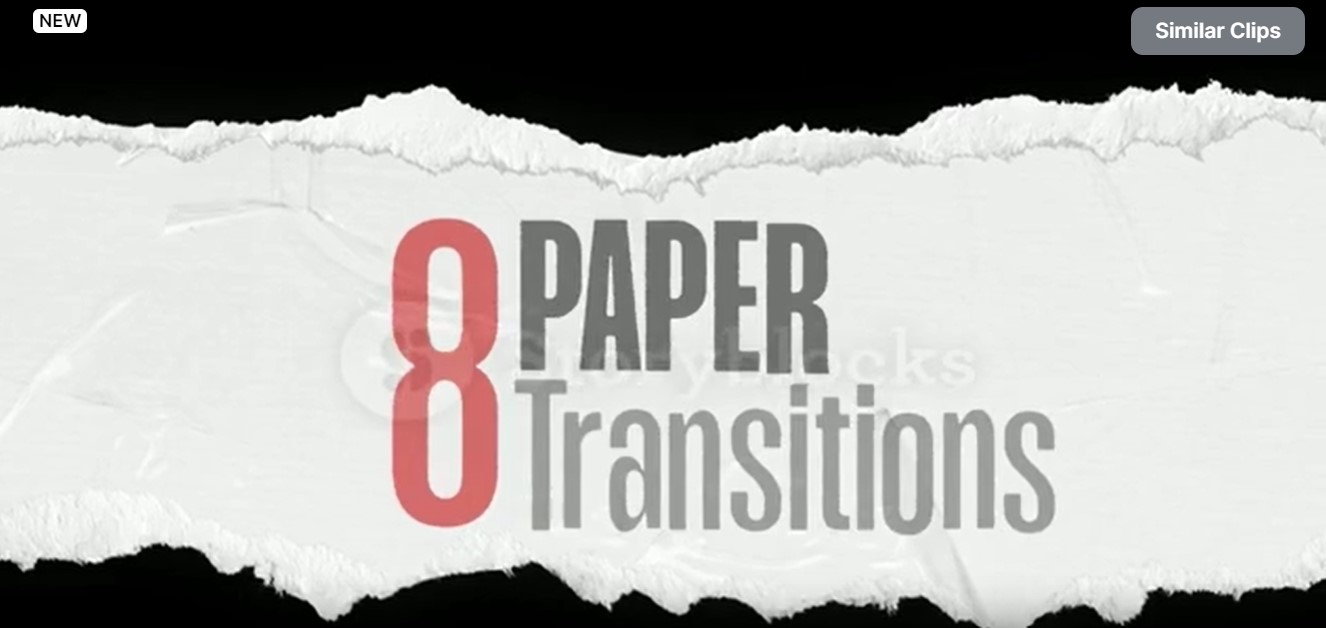 8 Torn Paper Transitions | GFXHive