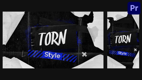 Download: Videohive 50267641 Torn for Premiere Pro