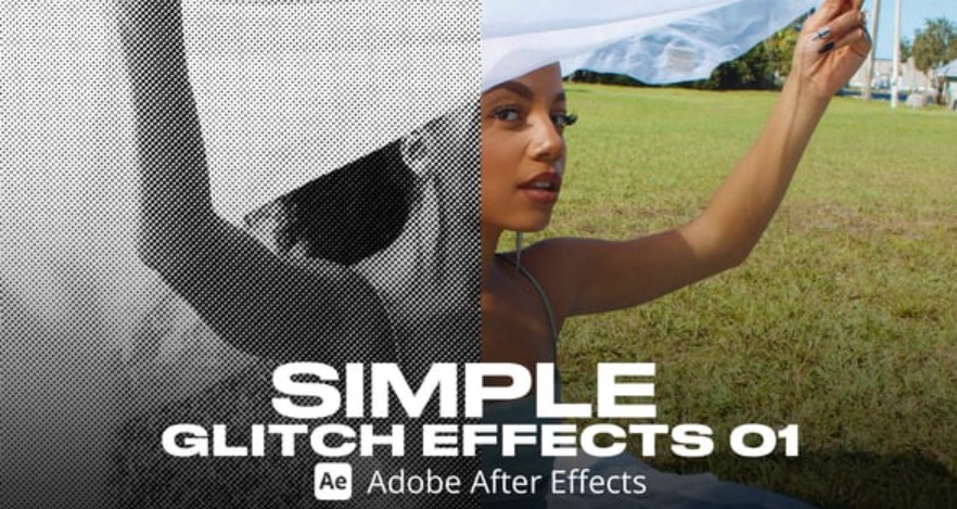 Videohive 54467849: Simple Glitch Effect 01 AE for Eye-Catching Visuals