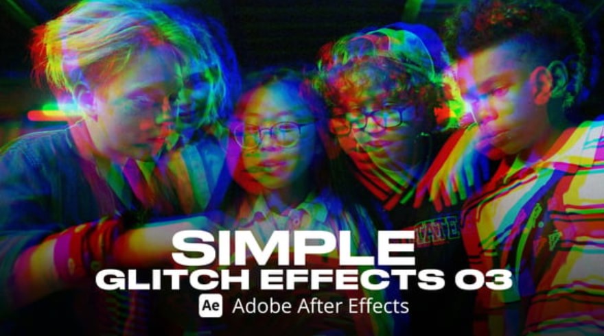 Videohive 54467994 Simple Glitch Effect 03 Ae, GFXHive