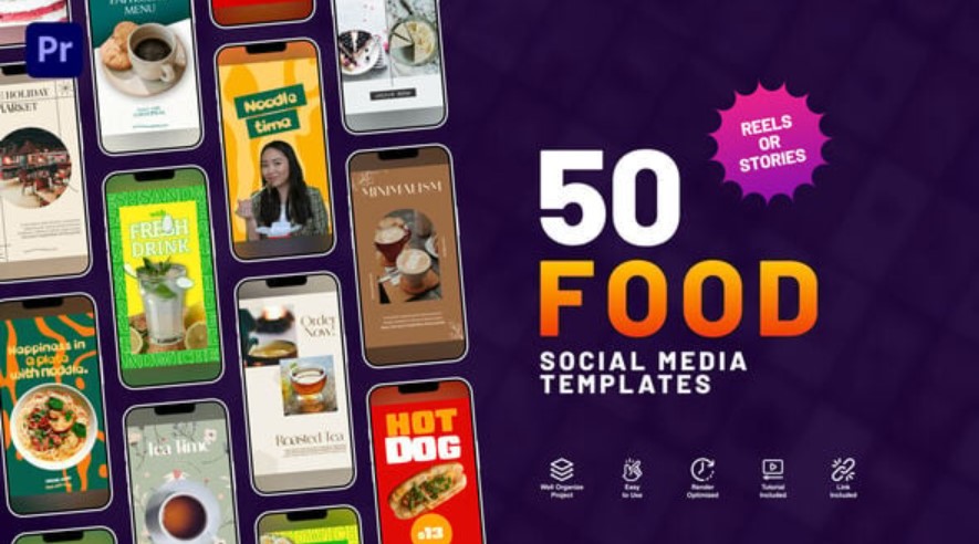 Videohive 54462286 Food Box Instagram Reels for Engaging Social Media Content