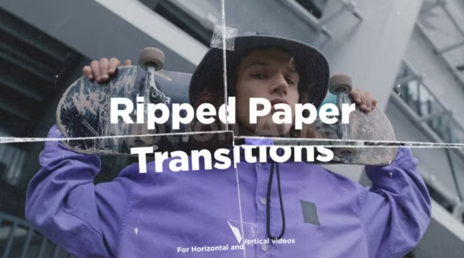 Ripped Paper Transitions