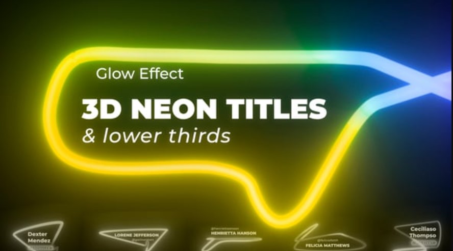 Videohive 54462370 Neon Titles 6