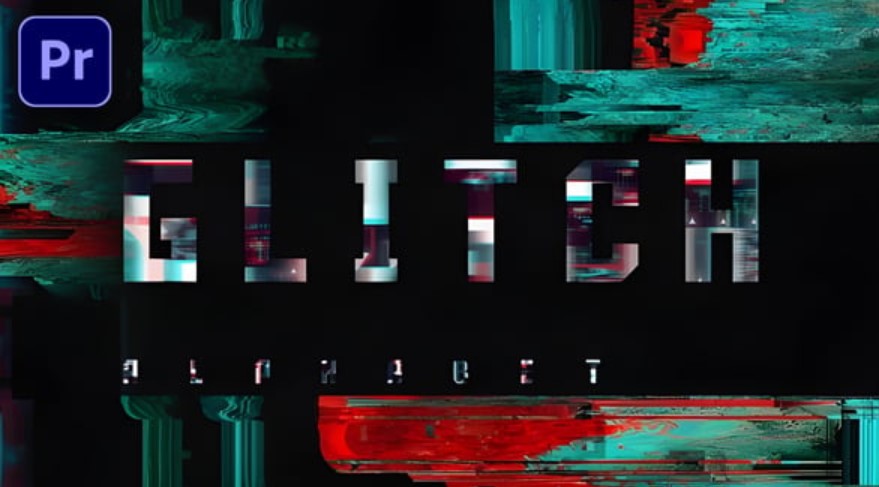 Videohive 54470854 Glitch Alphabet: Elevate Your Projects with Style