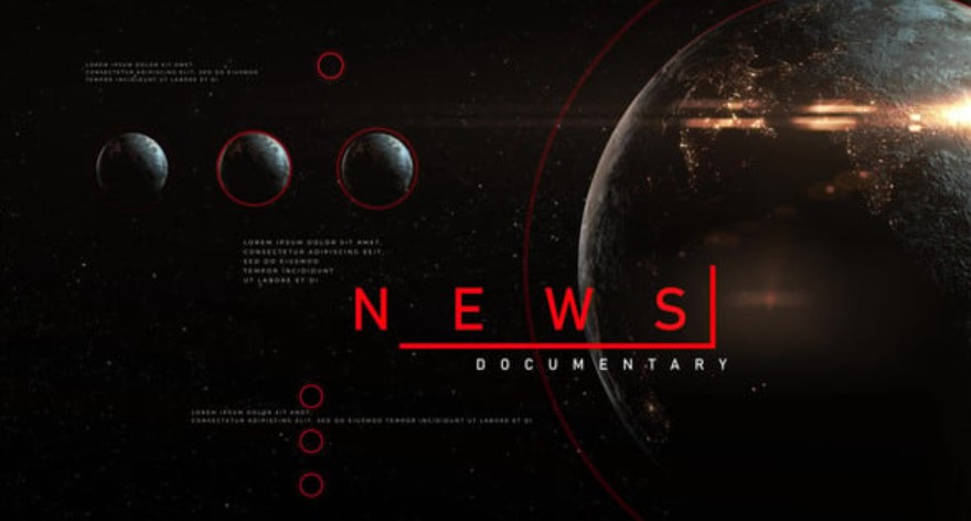 Videohive 54463900 Realistic News Intro