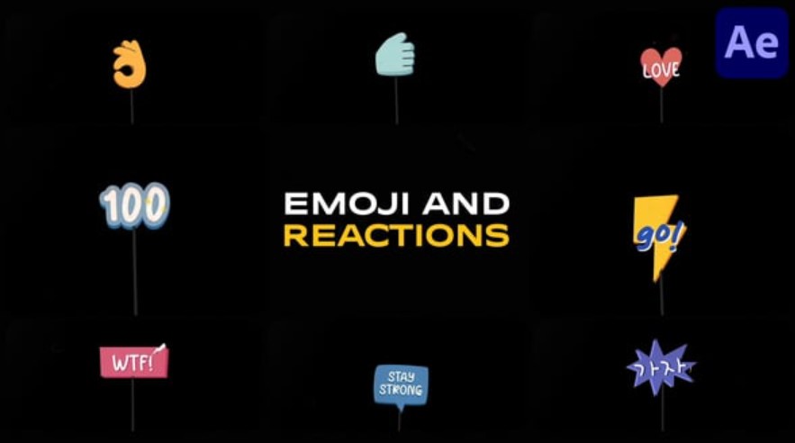 Videohive 54519656 Emoji And Reactions for After Effects