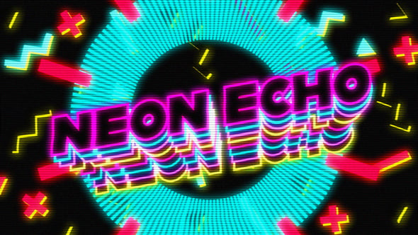 Videohive 54511728: Neon Text Echo - Elevate Your Video Editing