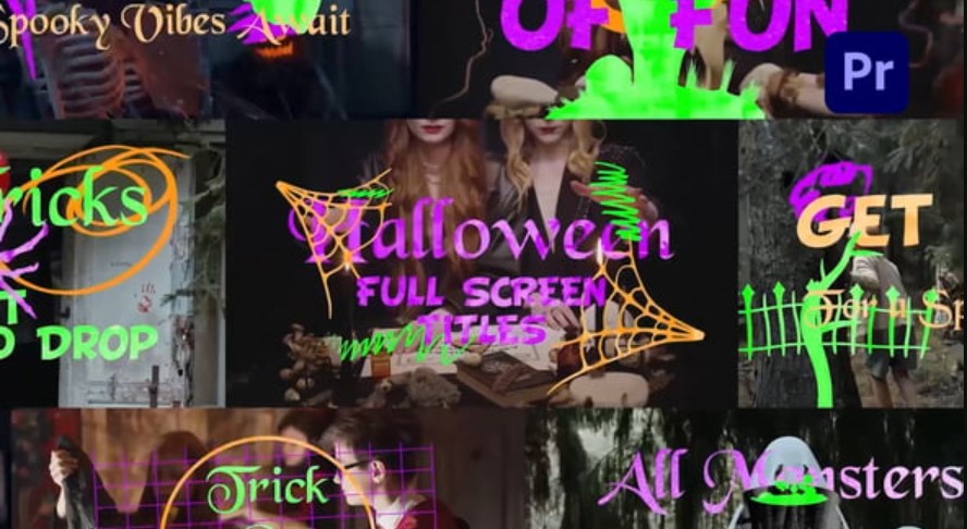 Videohive 54572586 Spooky Splash: Full-Screen Halloween Titles