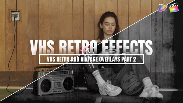 Videohive 54577823 VHS Retro and Vintage Overlays Part 2 | FCPX