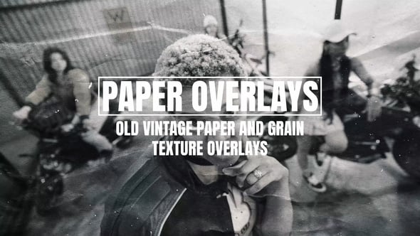 Videohive 54551357 Old Vintage Paper and Texture Overlays | PP