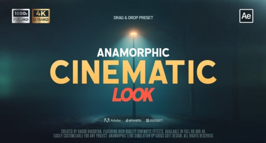 Videohive 54591266 Anamorphic Cinematic Look