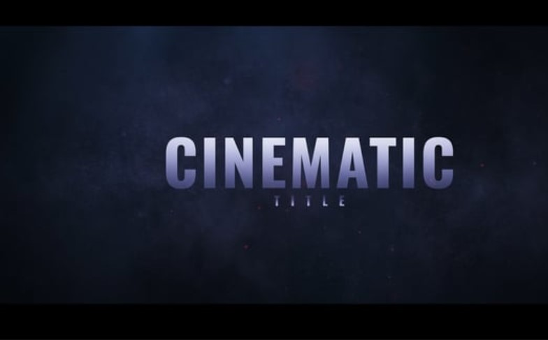 Videohive 54606787: Cinematic Titles for Stunning Visuals