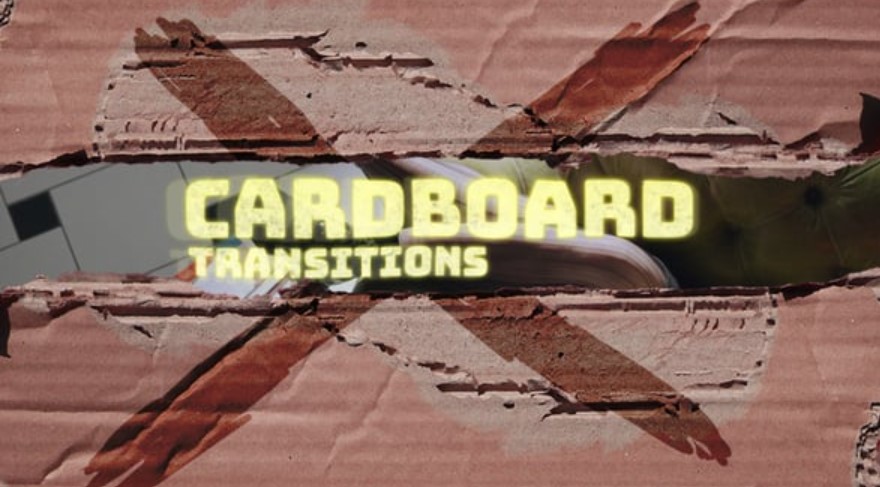 Videohive 54609794 Cardboard Transitions: Elevate Your Video Editing