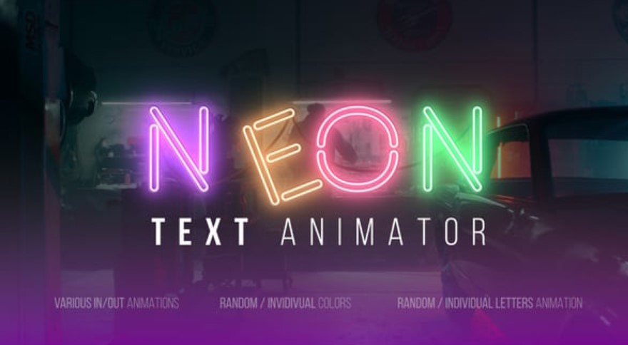 Videohive 54529577 Neon Text Animator