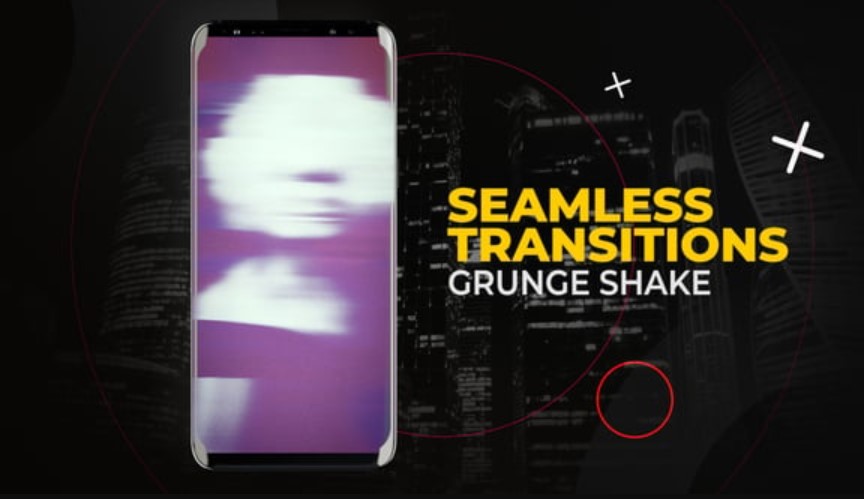 Videohive 54656958 Vertical Grunge Shake Transitions | After Effects