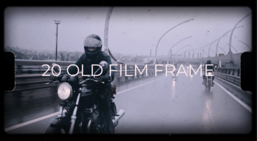 Videohive 54656748: 20 Old Film Frame Overlays