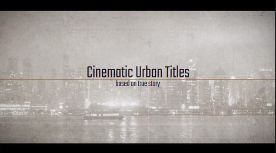 Videohive 22783507 Cinematic Urban Titles | Movie Opener