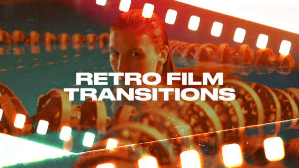 Videohive 54593618 Retro Film Transitions: Elevate Your Video Editing