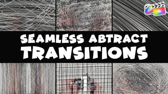 Videohive 48843462 Seamless Abstract Scribble Transitions for FCPX