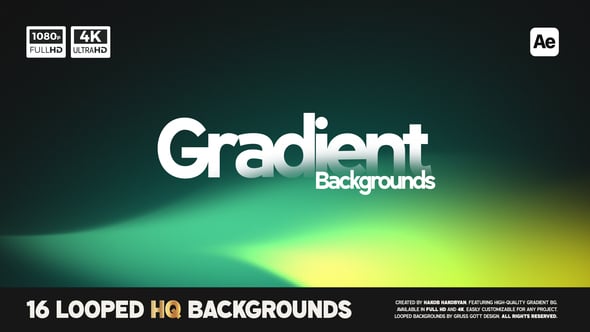 Videohive 54696554 Gradient Backgrounds