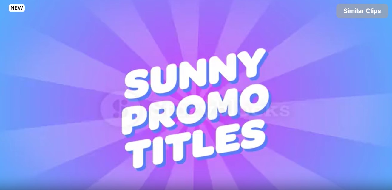 Summer Promo Titles After Effects