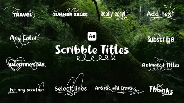 Videohive 54815615: Scribble Titles