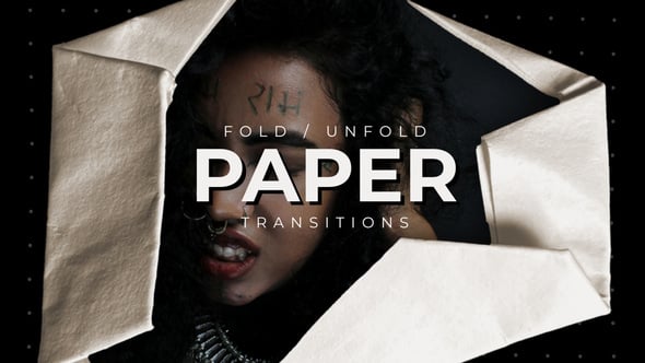 Videohive 54753650: Real Paper Transitions