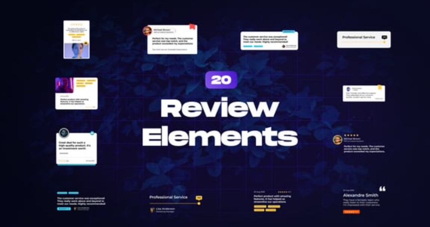 Videohive 54876819 Review & Rating Elements