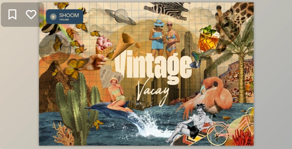 Download: Vintage Vacay – Collage Creator Kit for Perfect Summer Graphics