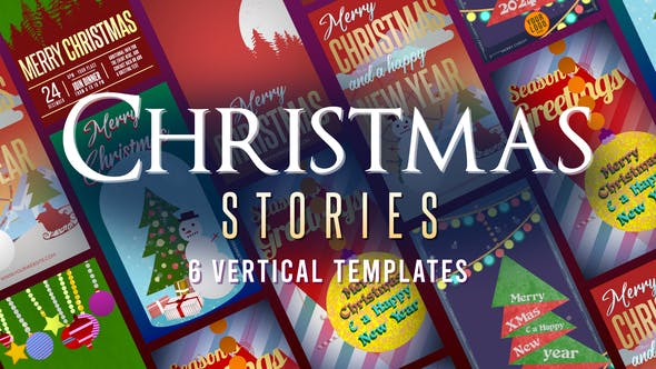 Videohive 49887463 Christmas Greeting Stories