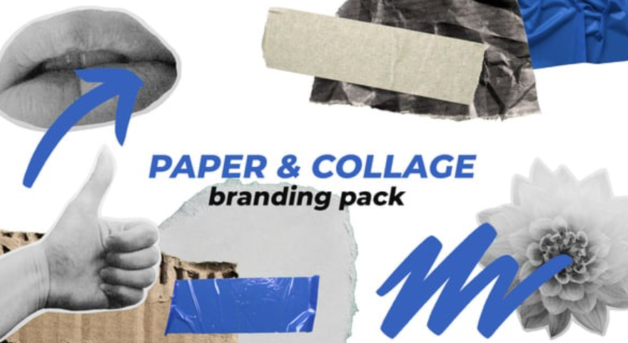 Videohive 55061110 Paper & Collage Branding Pack