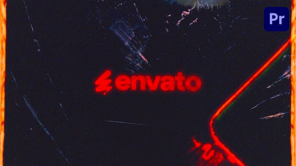 Videohive 55040250 Vintage Film Burn Logo