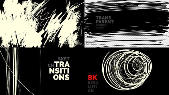 Videohive 55155782 Sketch Video Transitions